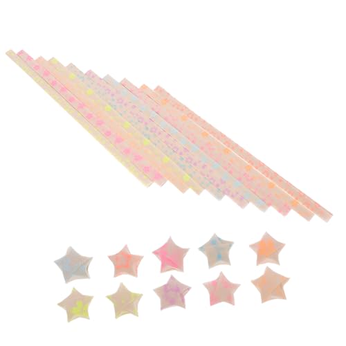 Gadpiparty 1 Satz Ich Wünsche Stern Origami Origami-papier Origami-sternenpapier Sternstreifen Aus Papier Origami-sternpapierstreifen Origami-sternenstreifen Sternfaltpapier 180 Stück von Gadpiparty