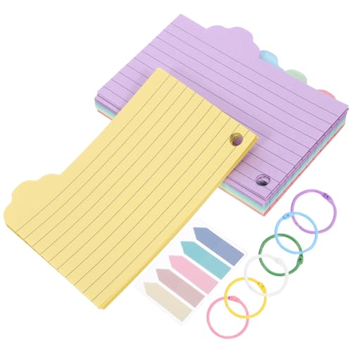 Gadpiparty 1 Satz Karteikarten mit Ringen Gelochte Notizkarten für Lernen und Büro Leere Flashcards und Lehrer Gadpiparty 1 Satz Karteikarten mit Ringen Gelochte Notizkarten für Lernen und Büro Leere Flashcards und Lehrer von Gadpiparty