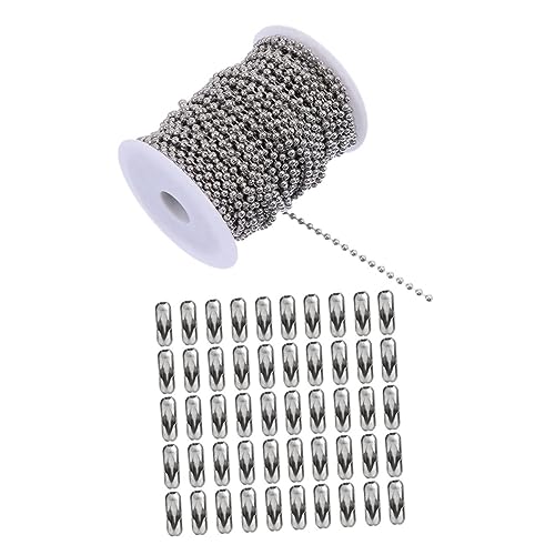 Gadpiparty 1 Satz Kettenverlängerung Kugelkette mit Buckles für DIY Hundemarken Wandlampen und Dekoration Durchmesser Rostfrei Einfach Zuschneidbar Gadpiparty 1 Satz Kettenverlängerung Kugelkette mit Buckles für DIY Hundemarken Wandlampen und Dekoration Durchmesser Rostfrei Einfach Zuschneidbar von Gadpiparty