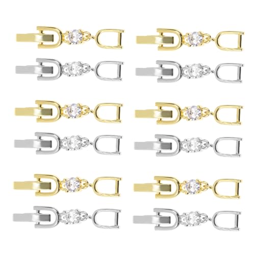 Gadpiparty 1 Satz Kettenverlängerung Verlängerungskette Für Silber Halskettenschnallen Armbandverlängerungen Magnetverschlüsse Für Halsketten Schließe Ersatz Verlängern Legierung 12 Stück von Gadpiparty