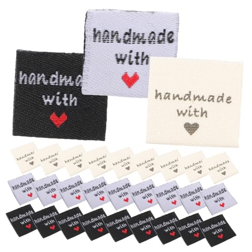 Gadpiparty 1 Satz Kleidung Diy Dekorative Textil Tags Für Handarbeit Hochwertige Stoffetiketten Für Kleidung Hüte 150 Stück von Gadpiparty