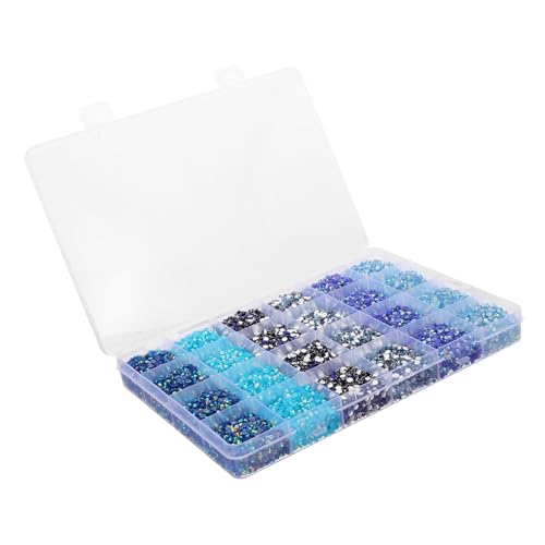 Gadpiparty 1 Satz Kleidung Strass kleiner Strassstein Perlen für Schmuckhersteller Flatback -Strass Strasssteine ​​mit flacher Rückseite zum Basteln Anhänger mit flachem Rücken Plastik von Gadpiparty