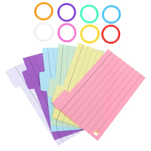 Gadpiparty 1 Satz Kleine Notizblöcke mit Ringnotizen Binder Ringe Memo für Studieren und Büroarbeit für Notizen und Skizzen Zufällige Farbe von Gadpiparty