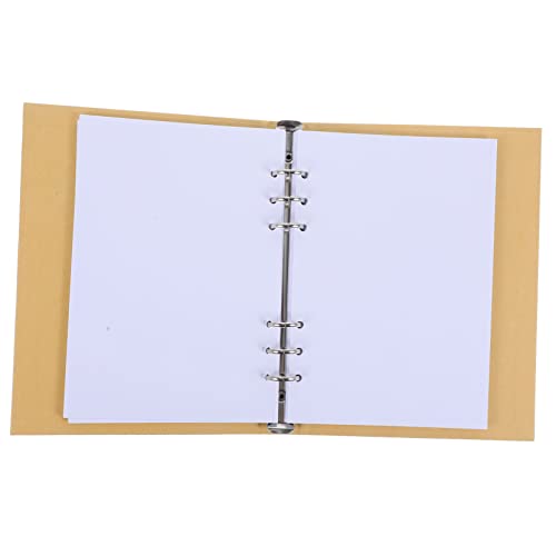 Gadpiparty 1 Satz Kraft Notizblock Notizbücher Journaling leer für Notizbilder Zeichenbuch notizbuch kleines Skizzenbuch Reisenotiz Skizzenbücher Sketch Notebook Papier Weiß von Gadpiparty