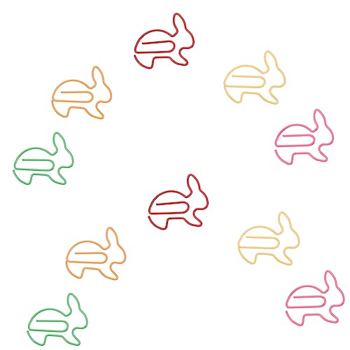 Gadpiparty 1 Satz Kreative Metallpapierclips Im Hasen Design Mit Aufbewahrungsbox Lustige Büroklammern Für Schule Und Büro Vielseitig Einsetzbar Für Notizen Kalender 20 Stück von Gadpiparty