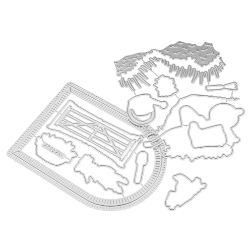 Gadpiparty 1 Satz Lesezeichen-stanzformen Stempeln Schneiden Machen Schablone Sammelalbum Herstellung Scrapbooking Werkzeug Prägung Schnitte Sterben Karte Metall Silver Gadpiparty 1 Satz Lesezeichen-stanzformen Stempeln Schneiden Machen Schablone Sammelalbum Herstellung Scrapbooking Werkzeug Prägung Schnitte Sterben Karte Metall Silver von Gadpiparty