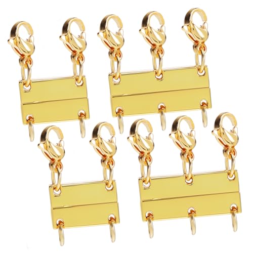 Gadpiparty 1 Satz Magnetische Halskette Mehrlagige Schnalle Entwirrer Schmuckringe Halskettenverschlüsse Und Verschlüsse Lanyard Stapler Druckverschluss Schmuckherstellungsset 2 Stück Gadpiparty 1 Satz Magnetische Halskette Mehrlagige Schnalle Entwirrer Schmuckringe Halskettenverschlüsse Und Verschlüsse Lanyard Stapler Druckverschluss Schmuckherstellungsset 2 Stück von Gadpiparty