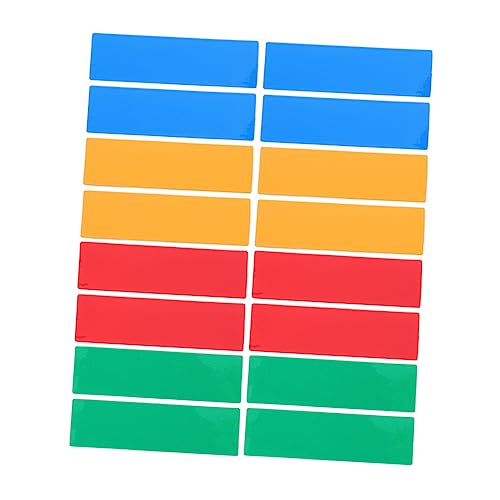 Gadpiparty 1 Satz Magnetische Namensschilder Bunte Beschreibbare Abwischbare Etiketten Für Kühlschränke Whiteboards Und Klassenzimmer Praktisch Und Vielseitig Einsetzbar 60 Stück von Gadpiparty