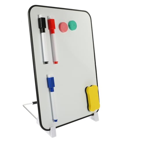 Gadpiparty 1 Satz Magnetisches Whiteboard Seitiges Abwischbares und Nachrichtenbrett mit Standfuß für Zuhause Büro Klassenzimmer Stiften und Radiergummi Zufällige Farbe Gadpiparty 1 Satz Magnetisches Whiteboard Seitiges Abwischbares und Nachrichtenbrett mit Standfuß für Zuhause Büro Klassenzimmer Stiften und Radiergummi Zufällige Farbe von Gadpiparty