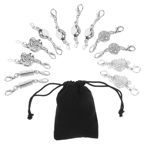 Gadpiparty 1 Satz Magnetverschlüsse für Schmuckherstellung Teiliges Silbernen Magnetischen Schmuckverschlüssen für Armbänder Einfach zu Bedienen und Elegant im Design Gadpiparty 1 Satz Magnetverschlüsse für Schmuckherstellung Teiliges Silbernen Magnetischen Schmuckverschlüssen für Armbänder Einfach zu Bedienen und Elegant im Design von Gadpiparty