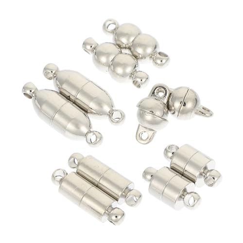 Gadpiparty 1 Satz Magnetverschluss Schmuckverschlüsse Für Armband Und Halskette Hochwertige Diy Bastelzubehör Legierung Langlebig Und Robust Für Schmuckherstellung 5 Paare von Gadpiparty