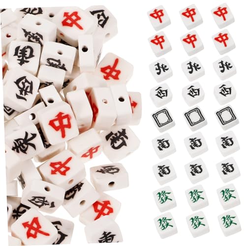 Gadpiparty 1 Satz Mahjong-perlen Erwachsene Tonperlen Gefüllte Perlen Jubeln Perlen Zur Schmuckherstellung Tonschmuck Lose Perlen Schmuck Perlen Machen Diy-perlen Polymer-ton 100 Stück Gadpiparty 1 Satz Mahjong-perlen Erwachsene Tonperlen Gefüllte Perlen Jubeln Perlen Zur Schmuckherstellung Tonschmuck Lose Perlen Schmuck Perlen Machen Diy-perlen Polymer-ton 100 Stück von Gadpiparty