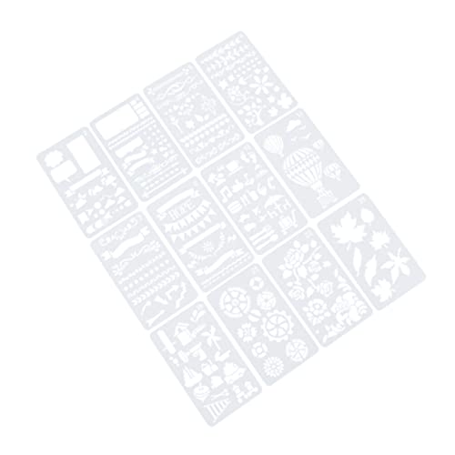 Gadpiparty 1 Satz Malvorlagen Für Diy Dekorative Schablonen Für Scrapbooking Zeichentools Für Zufällige Designs Weiß 12 Stück Gadpiparty 1 Satz Malvorlagen Für Diy Dekorative Schablonen Für Scrapbooking Zeichentools Für Zufällige Designs Weiß 12 Stück von Gadpiparty