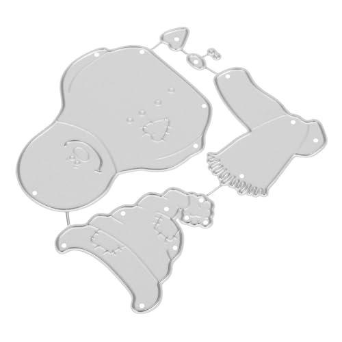 Gadpiparty 1 Satz Metallmesserform groß Schnitte schneemann dekoration Schneemann Schneidemuster für Scrapbooking Bastelschneidewerkzeuge für Papierhandwerk Schneidematten für Bastelarbeiten von Gadpiparty