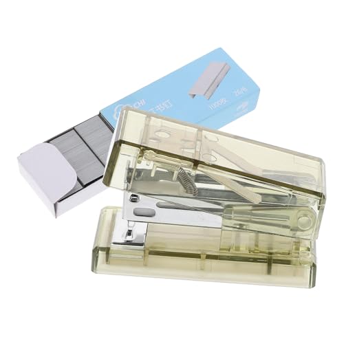 Gadpiparty 1 Satz Mini Heftgerät Design Tragbarer Handhefter für Schule Büro und Zuhause Vielseitiger und Eleganter Heftgerät für Studierende und Berufstätige Heftklammern Kompatibel von Gadpiparty