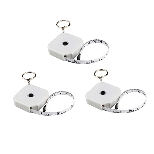 Gadpiparty 1 Satz Mini Maßband Für Körpermessung Teiliges Einziehbares Maßband Tragbares Schneidermaßband Und Kompakt Für Kleidung Und Körpermaße Praktisch Für Unterwegs 3 Stück von Gadpiparty