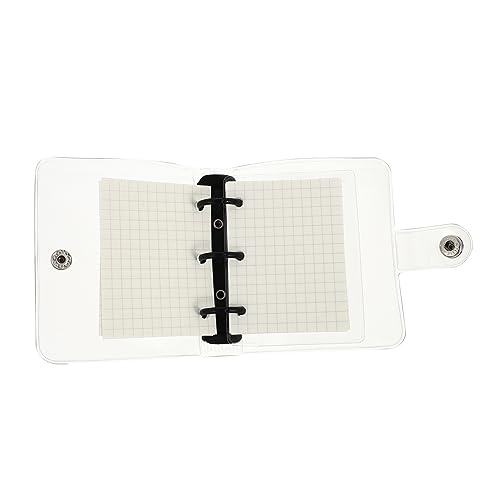 Gadpiparty 1 Satz Mini PVC Notizbuch Transparentes Ringbuch Kreative Spiralnotizen für Notizen und Tagebuch für Schule Büro und Reisen Handlich und Tragbar von Gadpiparty
