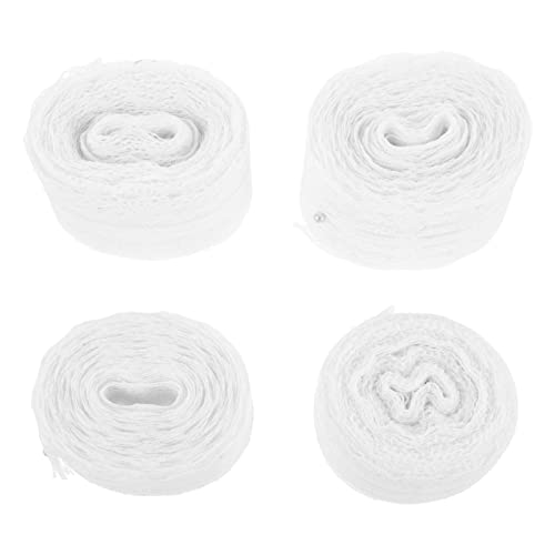 Gadpiparty 1 Satz Nonelastic Spitzenband Für Diy Kleidung Taschen Und Unterwäsche Hochwertige Dekoration Für Handarbeiten Und Bastelprojekte Weiß 4 Stück von Gadpiparty