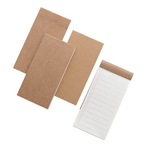 Gadpiparty 1 Satz Notizblöcke Aus Kraftpapier Tragbare Memo Pads Mit Todo Liste Liniert Blanko Und Raster Für Büro Und Schule Praktische Schreibutensilien Für Alltag 4 Stück Gadpiparty 1 Satz Notizblöcke Aus Kraftpapier Tragbare Memo Pads Mit Todo Liste Liniert Blanko Und Raster Für Büro Und Schule Praktische Schreibutensilien Für Alltag 4 Stück von Gadpiparty