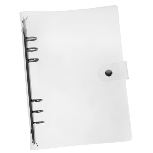 Gadpiparty 1 Satz Ordner Planermappe Schale Bindemittel Schlüssel Bindung Sammelalbumhülle aus Kunststoff Loseblatt-Notizbuchhülle Desktop-Datei-Organizer Sammelbuchbinder PVC von Gadpiparty