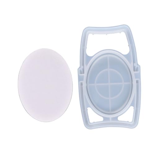 Gadpiparty 1 Satz Ovaler Schminkspiegel Silikonform DIY Kosmetikspiegel Gießform für Handgemachte Spiegel Einfach zu Entformen für Anfänger und Profis Geschenkidee für Geburtstage und von Gadpiparty