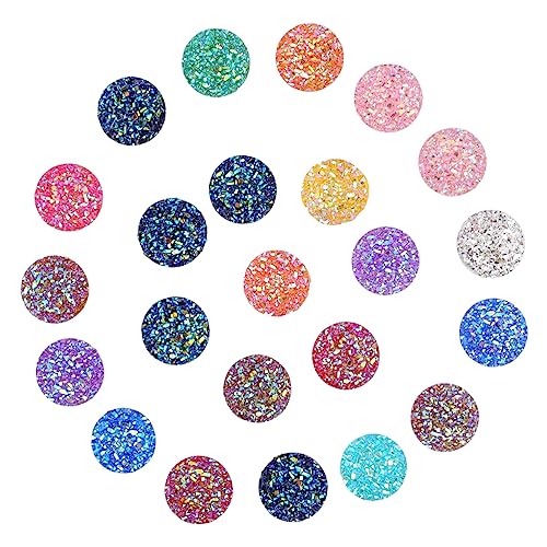 Gadpiparty 1 Satz Perlen Für Schmuckhersteller Herstellung Von Kettenschmuck Cabochon Uv Zur Schmuckherstellung Schmuckzubehör Mondanhänger Für Die Schmuckherstellung Harz 200 Stück von Gadpiparty
