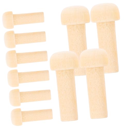 Gadpiparty 1 Satz Pilzkopfholzstücke Basteln Dübelsticks Heringe Handwerk Mini Kleine Stifte Holzpflöcke Selber Machen Dekorative Holzpflockfiguren Unfertige Holzstifte Lotusbaum 10 Stück Gadpiparty 1 Satz Pilzkopfholzstücke Basteln Dübelsticks Heringe Handwerk Mini Kleine Stifte Holzpflöcke Selber Machen Dekorative Holzpflockfiguren Unfertige Holzstifte Lotusbaum 10 Stück von Gadpiparty