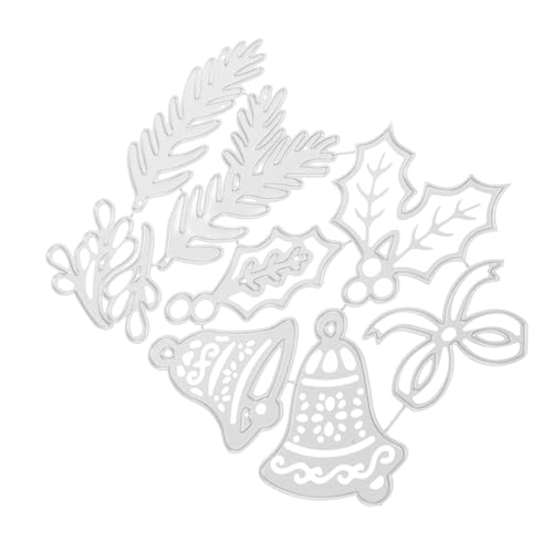 Gadpiparty 1 Satz Prägemappen Schablone Hochzeitskarte Stanzen Herstellung Blätter kleine Stanzform Stanzteile aus Metall gestanzt Stahl mit hohem Kohlenstoffgehalt Silver von Gadpiparty