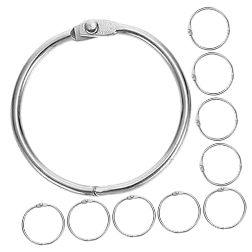 Gadpiparty 1 Satz Ringbuch-ring Für Bindung Stichworte Lose Blattringe Pflicht Schlüsselringe Aufklappbare Ringe Zu Öffnende Binderinge Lose Binderinge Metall Silver 20 Stück Gadpiparty 1 Satz Ringbuch-ring Für Bindung Stichworte Lose Blattringe Pflicht Schlüsselringe Aufklappbare Ringe Zu Öffnende Binderinge Lose Binderinge Metall Silver 20 Stück von Gadpiparty