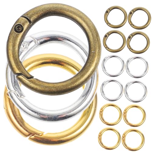 Gadpiparty 1 Satz Runder Schlüsselanhänger Schmuck Verbindung Runde Karabinerhaken Form Schließe Ö Gold Schlüsselringe Kleine Schlüsselanhängerschnallen Aus Legierung 15 Stück Gadpiparty 1 Satz Runder Schlüsselanhänger Schmuck Verbindung Runde Karabinerhaken Form Schließe Ö Gold Schlüsselringe Kleine Schlüsselanhängerschnallen Aus Legierung 15 Stück von Gadpiparty