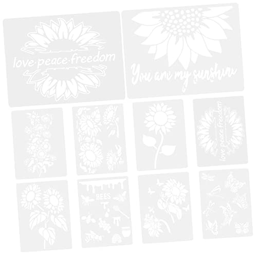 Gadpiparty 1 Satz Schablonen Für Malerei Handgemachte Blumenmuster Diy Vorlagen Für Kreative Projekte Wiederverwendbare Schablonen Für Wand Und Möbelgestaltung 10 Blatt Gadpiparty 1 Satz Schablonen Für Malerei Handgemachte Blumenmuster Diy Vorlagen Für Kreative Projekte Wiederverwendbare Schablonen Für Wand Und Möbelgestaltung 10 Blatt von Gadpiparty