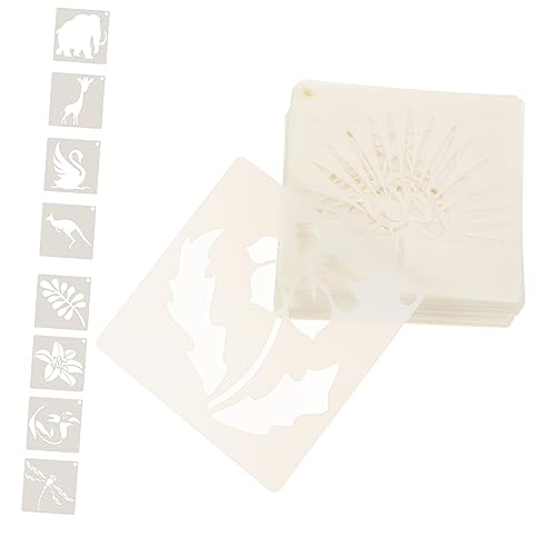 Gadpiparty 1 Satz Schablonen Für Malerei Tier Und Blumenmuster Kunststoff Schablonen Für Kreative Malprojekte Für Diy Dekoration Und Handwerk 120 Blatt von Gadpiparty