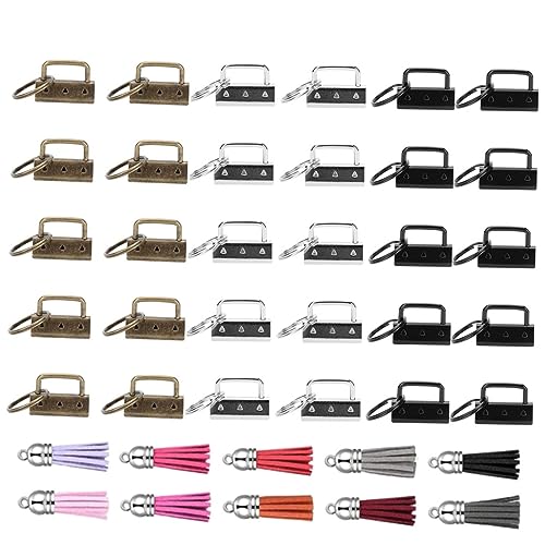 Gadpiparty 1 Satz Schlüsselring mit Quaste Teiliges Karabiner Clip und Gürtelclips für Diy Schmuckherstellung Zubehörteile für Schlüsselanhänger Armbänder und Lanyards von Gadpiparty