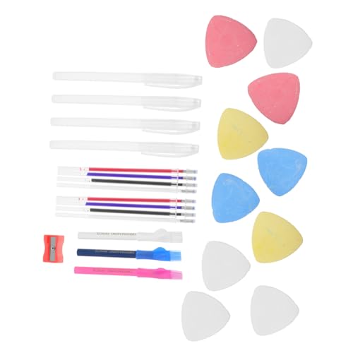 Gadpiparty 1 Satz Schnittmarkierungsset Teiliges Schneiderkreide Set für Stoffe Wasserlösliche und Hitzeverschwindende Marker für Präzises Nähen und Professionelle Ergebnisse Gadpiparty 1 Satz Schnittmarkierungsset Teiliges Schneiderkreide Set für Stoffe Wasserlösliche und Hitzeverschwindende Marker für Präzises Nähen und Professionelle Ergebnisse von Gadpiparty