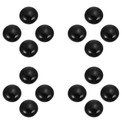 Gadpiparty 1 Satz Schwarze Porzellan Go Pieces Flache Perlen Gobang-glasperle Flache Glasperlen Gehen Schachperlen Glasperlen Zum Handwerk Glasperlen Für Handwerk Glasperlen Masse von Gadpiparty