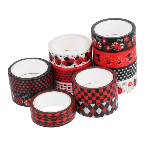 Gadpiparty 1 Satz Sieben-sterne-marienkäfer-klebeband Washi-tape Süß Hochzeits-washi-tape Papier Klebeband Zubehör Für Die Kartenherstellung Washi Tape Zum Aufzeichnen Japanisches Papier Gadpiparty 1 Satz Sieben-sterne-marienkäfer-klebeband Washi-tape Süß Hochzeits-washi-tape Papier Klebeband Zubehör Für Die Kartenherstellung Washi Tape Zum Aufzeichnen Japanisches Papier von Gadpiparty