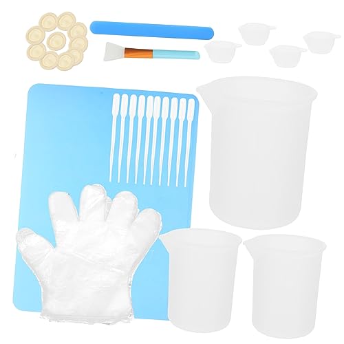 Gadpiparty 1 Satz Silikon Epoxidharz Mischbecher Set Teiliges Kit mit Rührstäbchen und Messbechern für Diy Bastelprojekte für Künstler und Anfänger Hochtransparent und Präzise für Epoxidharz Gadpiparty 1 Satz Silikon Epoxidharz Mischbecher Set Teiliges Kit mit Rührstäbchen und Messbechern für Diy Bastelprojekte für Künstler und Anfänger Hochtransparent und Präzise für Epoxidharz von Gadpiparty