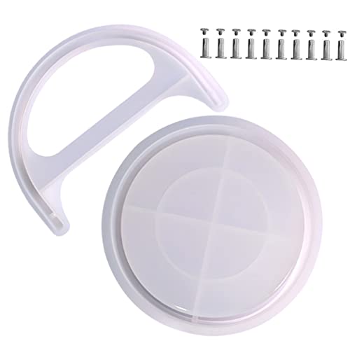 Gadpiparty 1 Satz Silikon Gießform Set für Aufbewahrungseimer mit Griff Diy Barrel Mold für Kreative Projekte Schrauben für Ergebnisse von Gadpiparty