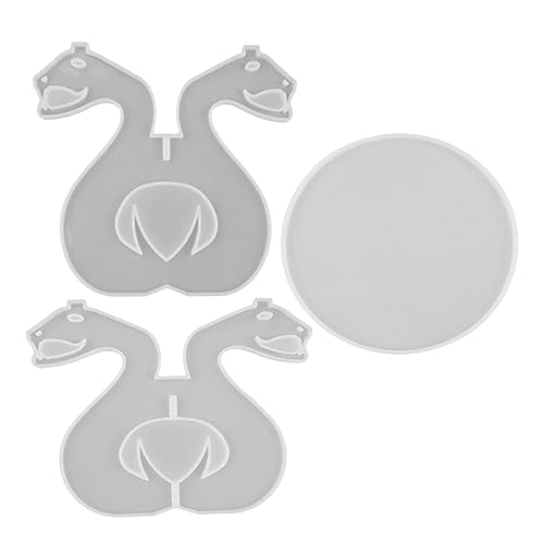 Gadpiparty 1 Satz Silikonform für Snake Shaped Flower Pot Rack Diy Mini Bonsai Rack Gießform Langlebig Einfach zu Entformen für Bastelprojekte von Gadpiparty