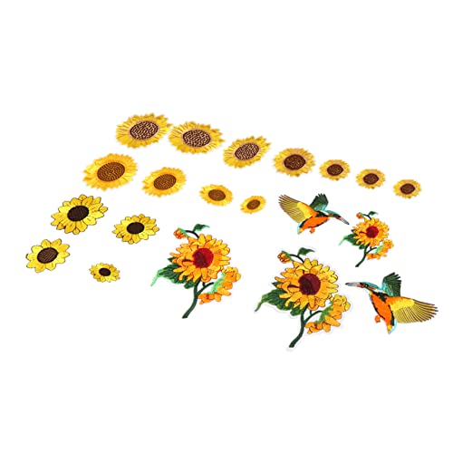 Gadpiparty 1 Satz Sonnenblumen Stoffaufkleber Gelb Bestickter Aufnäher Für Kleidung Sonnenblumen Aufkleber Stoffapplikationen Für Kleidung Sonnenblumen Applikationen 20 Stück Gadpiparty 1 Satz Sonnenblumen Stoffaufkleber Gelb Bestickter Aufnäher Für Kleidung Sonnenblumen Aufkleber Stoffapplikationen Für Kleidung Sonnenblumen Applikationen 20 Stück von Gadpiparty