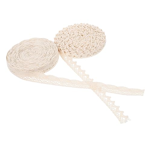 Gadpiparty 1 Satz Spitzenbänder Für Diy Dekoration Vielseitige Leicht Zuschneidbare Nähbänder Für Haarschmuck Kleidung Und Mehr 2rollen Gadpiparty 1 Satz Spitzenbänder Für Diy Dekoration Vielseitige Leicht Zuschneidbare Nähbänder Für Haarschmuck Kleidung Und Mehr 2rollen von Gadpiparty