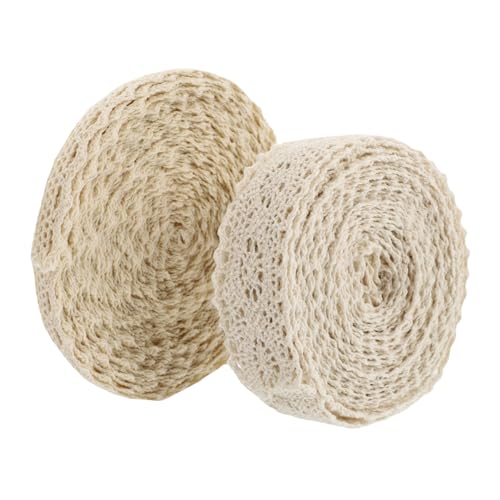 Gadpiparty 1 Satz Spitzenband Dekoratives Nähzubehör Diy Handwerksmaterial Für Kleidung Beige Für Kreative Projekte Und Einzigartige Dekorationen 2rollen Gadpiparty 1 Satz Spitzenband Dekoratives Nähzubehör Diy Handwerksmaterial Für Kleidung Beige Für Kreative Projekte Und Einzigartige Dekorationen 2rollen von Gadpiparty