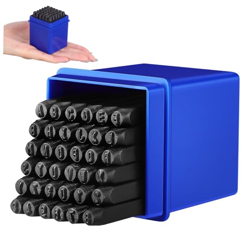 Gadpiparty 1 Satz Stempelset Metall für Zahlen und Buchstaben Teilig für Gravuren Kunstdesigns und Metallbearbeitung Robuste Kohlenstoffstahlkonstruktion für Langlebigkeit und Einfache von Gadpiparty