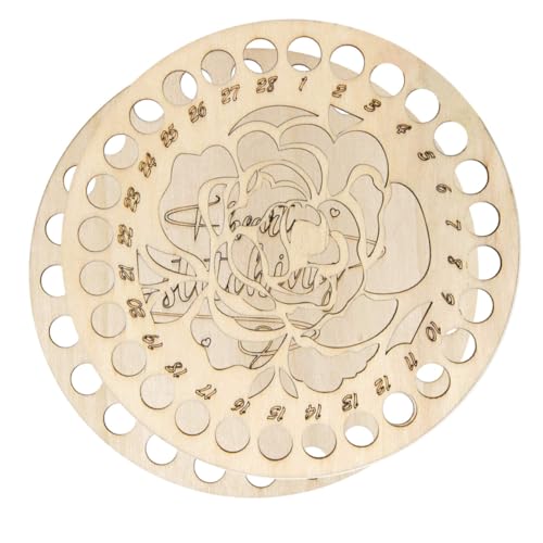 Gadpiparty 1 Satz Stichstichspeicher Kreuzstich Häkeln Spulen Stränge Einfädeln Stoff Garnhalter Stickseide Stickerei Einfach Veranstalter Gewachster Faden Fadenwickelplatte Holz 2 Stück von Gadpiparty