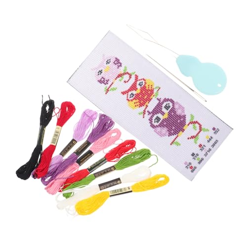 Gadpiparty 1 Satz Stick einen Lesezeichenmarkierungsbeutel Nähen Stickset für Anfänger Hochzeit Stoff Weiß Stickerei-Lesezeichen Kreuzstich-Lesezeichen-Set Bastel-Nähset Kabel Gadpiparty 1 Satz Stick einen Lesezeichenmarkierungsbeutel Nähen Stickset für Anfänger Hochzeit Stoff Weiß Stickerei-Lesezeichen Kreuzstich-Lesezeichen-Set Bastel-Nähset Kabel von Gadpiparty
