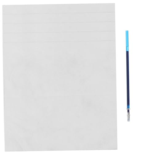 Gadpiparty 1 Satz Stickerei-Transferpapier Stabilisator auflösbar zerreißbares Stickvlies wasserlösliches Stickpapier Haftvlies für Maschinenstickerei Stickereien Stoff von Gadpiparty