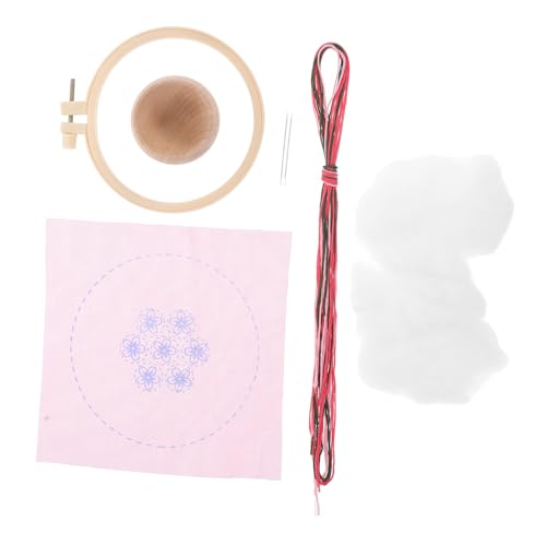 Gadpiparty 1 Satz Stickmaterialpaket Nadelkissen Zum Nähen Nähnadelkissen Nähnadelhalter Stickerei-nadelkissen Sticknadelkissen Nadelhalter Nähen Kissen Für Nadeln Stoff Rot von Gadpiparty