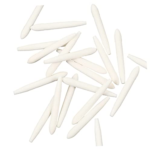 Gadpiparty 1 Satz Stiftspitze Austausch Ersatz Punkt Tipps Malstiftspitzen Nibs Praktische Farbmarkerspitzen Feiner Malstift Leere Nachfüll-marker Ballaststoff Weiß 30 Stück von Gadpiparty