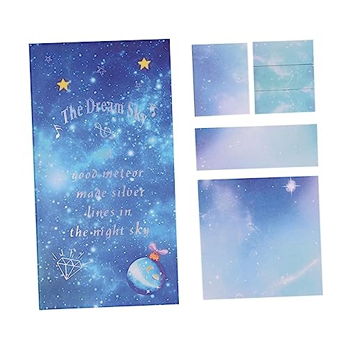 Gadpiparty 1 Satz Stylisches Set Selbstklebende Notizblöcke für Büro Schule Zuhause Wiederverwendbare Haftnotizen mit Sternenhimmel Design für Erinnerungen und Listen Gadpiparty 1 Satz Stylisches Set Selbstklebende Notizblöcke für Büro Schule Zuhause Wiederverwendbare Haftnotizen mit Sternenhimmel Design für Erinnerungen und Listen von Gadpiparty