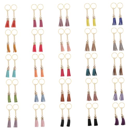 Gadpiparty 1 Satz Tassel Schlüsselanhänger Set Diy Quasten Anhänger Hochwertigem Leder Für Kreative Projekte Für Taschen Schlüssel Dekoration 50 Stück Gadpiparty 1 Satz Tassel Schlüsselanhänger Set Diy Quasten Anhänger Hochwertigem Leder Für Kreative Projekte Für Taschen Schlüssel Dekoration 50 Stück von Gadpiparty
